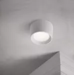 Oprawa sufitowa LIVIA 160 FROSTED Fumagalli GX53 LED CCT 10W 160 mm 3000K/4000K/6500K SET IP55 230V biały / tworzywo sztuczne