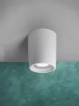 Oprawa sufitowa LIVIA 180 FROSTED Fumagalli E27 POWER LED CCT 15W 180 mm 3000K/4000K SET IP44 230V biały / tworzywo sztuczne