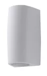 Oprawa elewacyjna MARTA 90-1L FROSTED Fumagalli GU10 LED CCT 4,8W 170 mm 2700K/4000K SET IP55 230V biały / tworzywo sztuczne