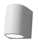 Oprawa elewacyjna MARTA 160-2L FROSTED Fumagalli GX53 LED CCT 2x3W 192 mm 3000K/4000K/6500K SET IP55 góra/dół 230V biały / tworzywo sztuczne
