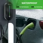 Qoltec Mobilna ładowarka do samochodu elektrycznego EV i hybryd z regulacją 2w1 Typ2 | 3.5kW | 230V | SCHUKO 16A | Wi-fi | TUYA | LED |  5m 