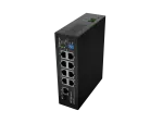 SWITCH LANBERG ILFE-8P-1GE-1S-120 LIGHT INDUSTRIAL POE 4XBT 4XAT SFP+ETH DIN FAST ETHERNET