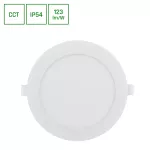 DURE 3 DOWNLIGHT 18W CCT 230V 110ST IP54 IK06 170X30 BIAŁY OKRĄGŁA