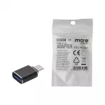 Adapter USB-C USB-A czarny