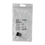 Adapter USB-A USB-C czarny