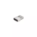 Adapter USB-A USB-C srebrny