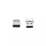 Adapter USB-A USB-C srebrny