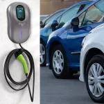 Qoltec Stacja ładowania EV Typ2 do samochodu elektrycznego i hybryd | 22kW | Wi-fi| Smart life | LCD | RFID | 3 fazy | Wallbox | 5m