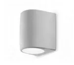 Oprawa elewacyjna MARTA 160-1L FROSTED Fumagalli GX53 LED CCT 10W 192 mm 3000K/4000K/6500K SET IP55 230V biały / tworzywo sztuczne