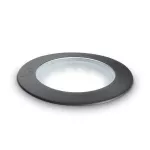 Oprawa najazdowa CECI 90 FROSTED Fumagalli GU10 LED CCT CCT 4,8W średnica 92 mm 2700K/4000K SET IP67 230V czarny / tworzywo sztuczne
