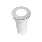 Oprawa najazdowa CECI 90 FROSTED Fumagalli GU10 LED CCT CCT 4,8W średnica 92 mm 2700K/4000K SET IP67 szary / tworzywo sztuczne