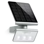 Oprawa solarna z czujnikiem ruchu i zmierzchu STEINEL Xsolar LS PIR 1,2,W 150lm 3000K IP44 IK03 srebrna / tworzywo sztuczne