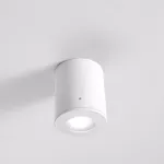 Oprawa elewacyjna FRANCA 90 FROSTED Fumagalli GU10 LED CCT 4,8W 90 mm 2700K/4000K SET IP55 230V biały / tworzywo sztuczne