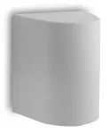 Oprawa elewacyjna MARTA 160-2L FROSTED Fumagalli GX53 LED CCT 2x10W 192 mm 3000K/4000K/6500K SET IP55 góra/dół 230V biały / tworzywo sztuczne