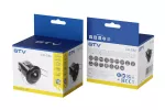 CZUJNIK RUCHU CR-5 MINI, max. 800W, AC220-240V, kąt 360°, ZASIĘG 6m, IP20, CZARNY