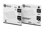 G-TECH OPRAWA BIZAR, LED, 40W, 4000lm, 4000K, AC220-240V, IP44, 60x60cm, BACKPLATE