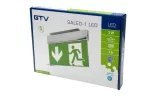 OPRAWA AWARYJNA SALED-1, LED, 3W, 250lm, 6400K, AC220-240V, IP44, 1h, DWUZADANIOWA, bez CNBOP