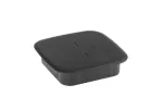 ŁADOWARKA INDUKCYJNA SQUARE 10W Z ZASILACZEM 9V 2A, CZARNA