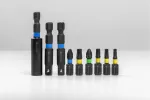 Zestaw nasadek i bitów udarowych 4 mm - 13 mm, 21 sztuk
