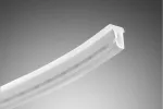 LED NEON FLEX PROFIL T 12V. 2835, 12W/m, NEUTRALNY BIAŁY, WODOODPORNY, 6mm, 5m, ZAŚLEPKI, UCHWYTY