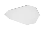 G-TECH OPRAWA BIZAR, LED, 40W, 4000lm, 4000K, AC220-240V, IP44, 60x60cm, BACKPLATE