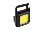 MINI LATARKA KIESZONKOWA LED, 6W, COB, 500lm, 6500K, LiPoly 200mAh, USB-C, IP44, STAND 18 SZTUK