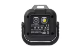 LATARKA KIESZONKOWA LED, 6W, COB, 500lm, CCT, LiPoly 200mAh, USB-C, IP44, 25-50-100-FLASH-RED, STAND 15 SZTUK