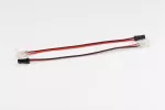ZŁĄCZKA PRZEŹROCZYSTA DO TAŚM COB 8mm Z PRZEWODEM 15cm I MINI AMP MĘSKI