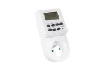 PROGRAMATOR CZASOWY TYGODNIOWY, ELEKTRONICZNY, max. 3500W, AC220-240V, IP20, FRENCH, BIAŁY