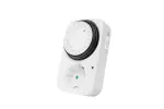 PROGRAMATOR CZASOWY 24h, MECHANICZNY, max.3500W, AC220-240V, IP20, schuko, biały