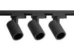 ZESTAW TRAX BIS, 3 OPRAWY NA SZYNOPRZEWÓD 1-FAZOWY, 3xGU10, MAX.3x20W, AC220-240V, 1m, CZARNY
