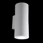 Oprawa elewacyjna FRANCA 90-2L WALL FROSTED Fumagalli GU10 LED CCT 2x4,8W 240 mm 2700K/4000K SET IP55 góra/dół 230V biały / tworzywo sztuczne