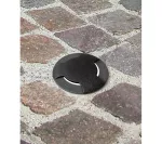 Oprawa najazdowa CECI 120 3L BLACK FROSTED Fumagalli GX53 LED CCT 3W średnica 120 mm 3000K/4000K/6500K IP67 230V czarny / tworzywo sztuczne
