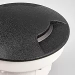 Oprawa najazdowa CECI 120 3L BLACK FROSTED Fumagalli GX53 LED CCT 3W średnica 120 mm 3000K/4000K/6500K IP67 230V czarny / tworzywo sztuczne