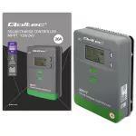 Qoltec Solarny regulator ładowania MPPT z czujnikiem temperatury 20A |12V / 24V | LCD | 2 x USB | GEL | LiFePO4