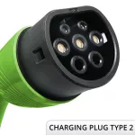 Qoltec Mobilna ładowarka do samochodu elektrycznego EV i hybryd z regulacją 2w1 Typ2 | 7kW | 230V | CEE 32A | Wi-fi | TUYA | SMART LIFE | LCD | Przenośna | Wallbox | 5m
