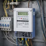 Qoltec Jednofazowy elektroniczny licznik prądu | miernik zużycia energii | 230V | 5(60)A | LCD