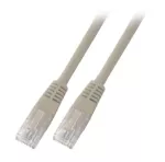 Patchcord RJ45 U/UTP kat. 5e PVC CCA szary 7,5m