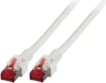 Patchcord RJ45 S/FTP kat. 6 LSZH biały 10m
