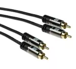 Kabel audio High Performance 2xRCA M-2xRCA M 0, 5m
