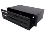 Panel 19'' 3U z frontem 72xSC simplex/LC duplex/E2000, light version