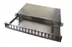 Szuflada zapasu patchcordów 19" 1U