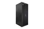 Szafa stojąca 19" 42U 800x1000 drzwi podwójne perforowane przód/tył