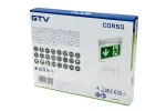 OPRAWA AWARYJNA CORSO-3, LED, 3W, 300lm, 6400K, AC220-240V, IP20, 3h, DWUZADANIOWA, TEST, bez CNBOP