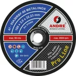 ANDRE TARCZA DO METALU 180 x 2,0mm METAL/INOX PRO LINE 95A36RBF