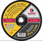 ANDRE TARCZA DO SZLIFOWANIA METALU 230 x 6,0mm INOX PRO LINE 95A30QBF