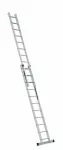 AWTOOLS DRABINA ALUMINIOWA  2x11 150KG WIELOFUNKCYJNA 2-CZĘŚCIOWA