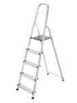 AWTOOLS DRABINA ALUMINIOWA 125kg 5 STOPNI WOLNOSTOJĄCA