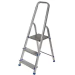 AWTOOLS DRABINA ALUMINIOWA 150kg 3 STOPNIE WOLNOSTOJĄCA