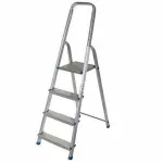 AWTOOLS DRABINA ALUMINIOWA 150kg 4 STOPNIE WOLNOSTOJĄCA